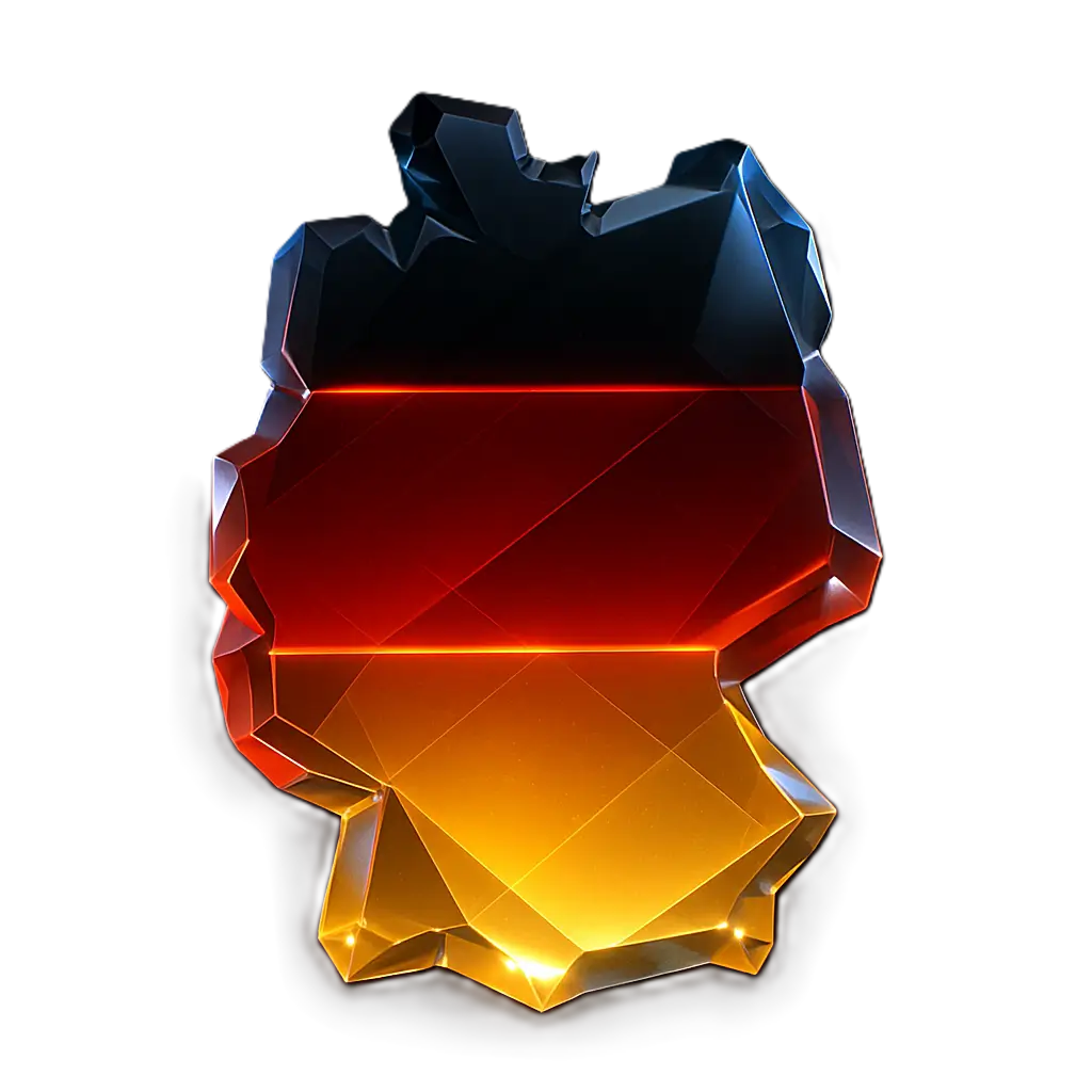 آیکون سه‌بعدی پرچم آلمان