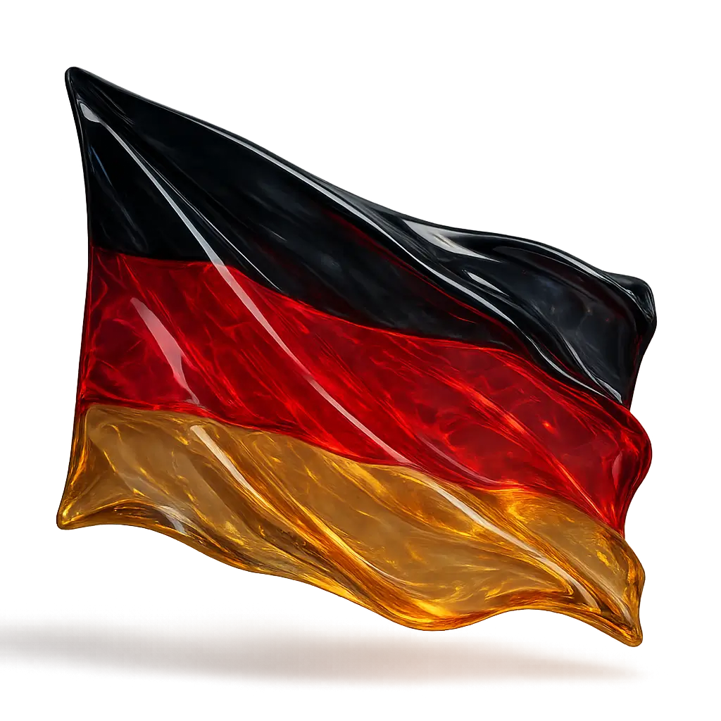 پرچم کریستالی برای سرور مجازی آلمان