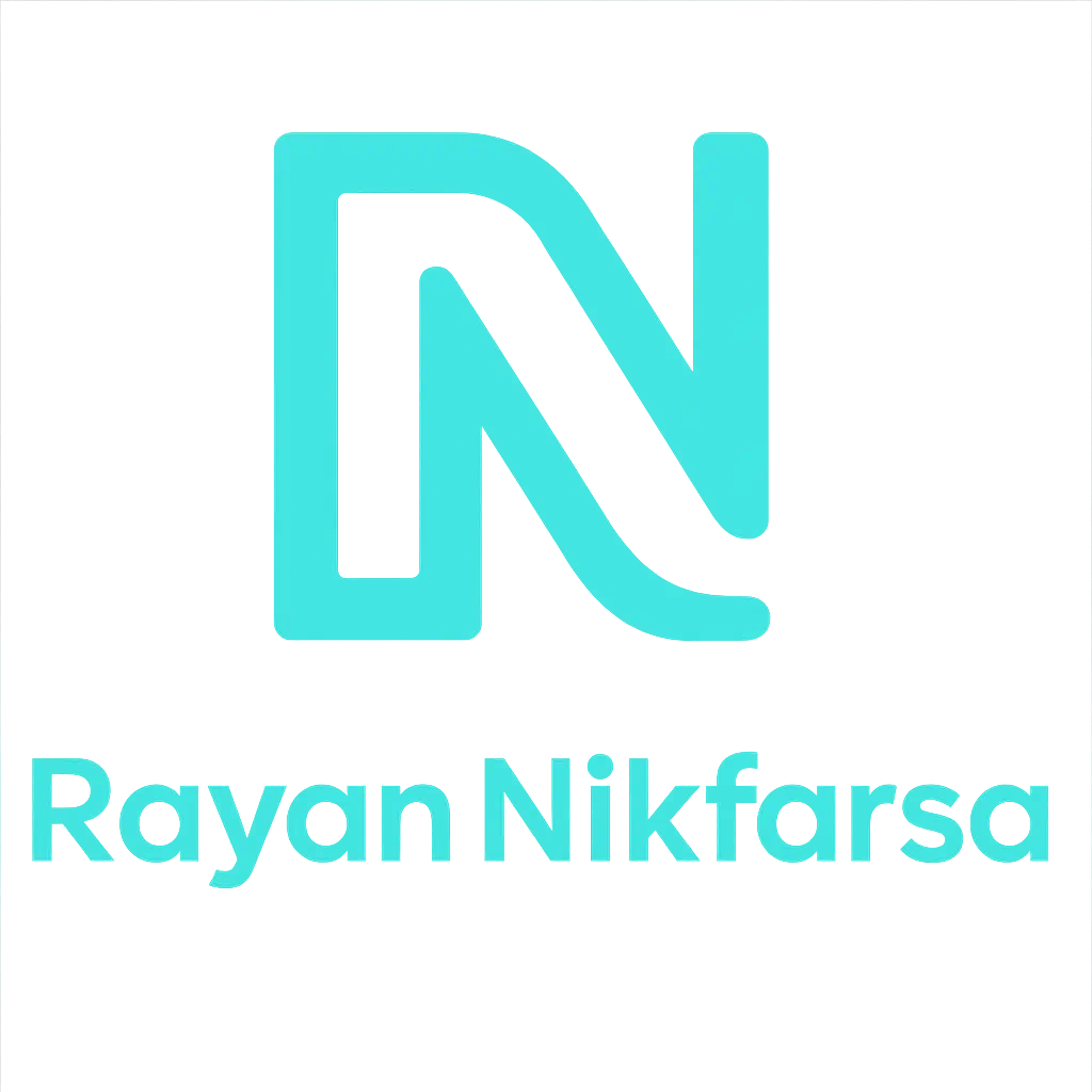 لپ‌تاپ نمایش‌دهنده وب‌سایت دانلود مشتری پرشین میزبان